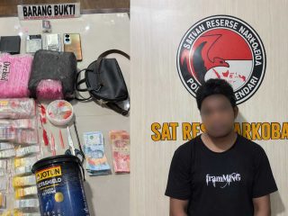 Sinergitas Polsek Wawonii dan Sat Resnarkoba Polresta Kendari Ungkap Kasus Narkotika di Wawonii Barat
