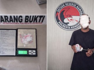 Satnarkoba Polresta Kendari Bekuk Seorang Petani di Konawe Kepulauan Akibat Terlibat Peredaran Narkoba