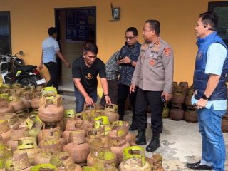 Ditpolairud Polda Sultra Gagalkan Penyelewengan LPG Subsidi 3 Kg, Lima Tersangka Diamankan