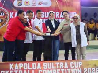 Kapolda Sultra Cup Basketball Competition 2026 Resmi Bergulir, Wadah Lahirkan Bibit Atlet Berprestasi