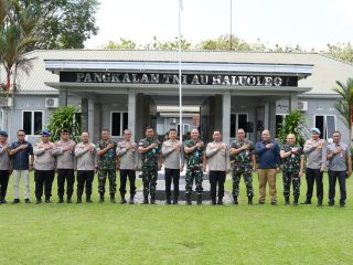 Kapolda Sultra Silaturahmi ke Lanud Halu Oleo, Perkuat Soliditas dan Sinergi Jaga Stabilitas Keamanan