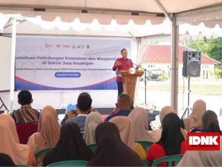 OJK Sultra Edukasi Masyarakat Kampung Nelayan Merah Putih, Perkuat Perlindungan Konsumen dan Keuangan Inklusif